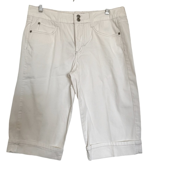 Bandolino Pants - Bandolino Blu White Capris